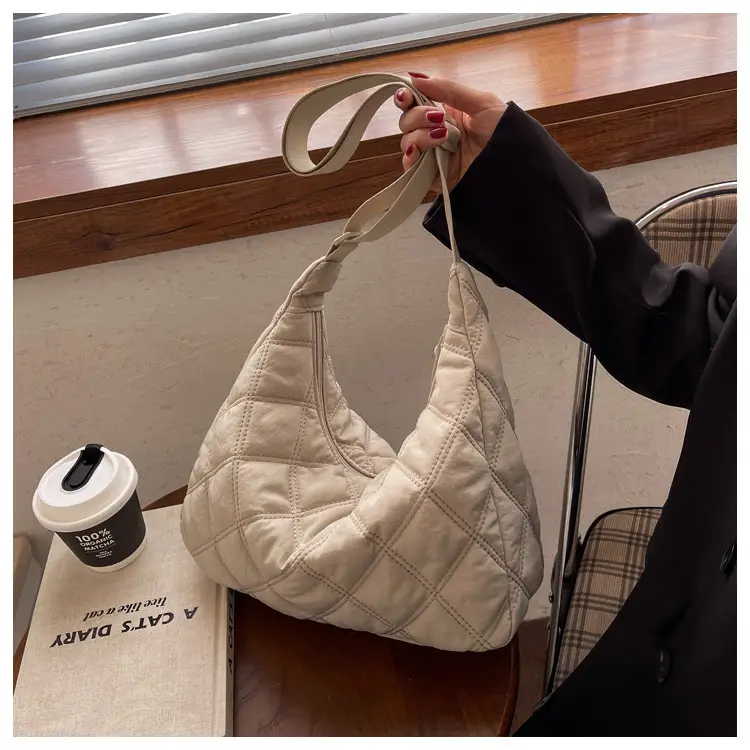Winter Embroidered Quilted Shoulder Bag for Women — feature 68