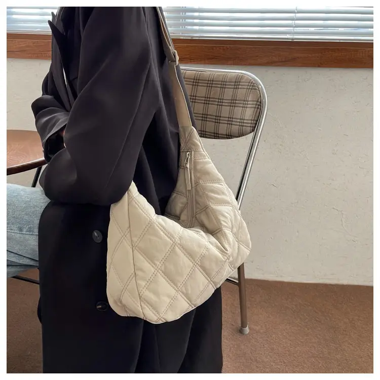 Winter Embroidered Quilted Shoulder Bag for Women — feature 71