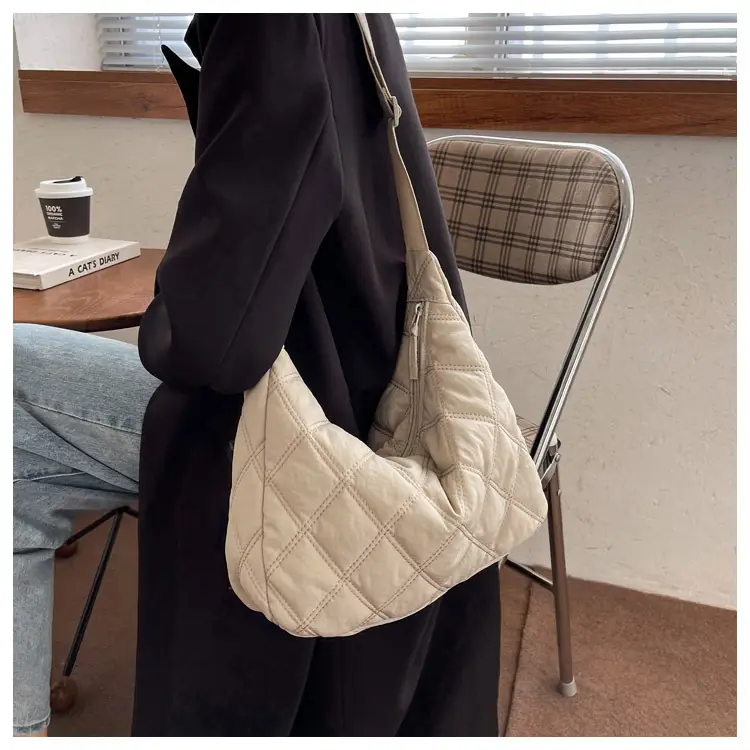 Winter Embroidered Quilted Shoulder Bag for Women — feature 72