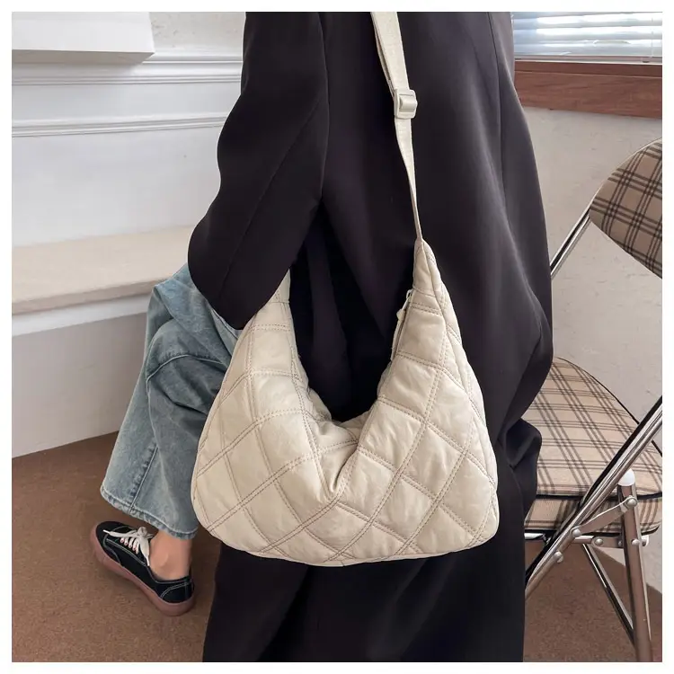 Winter Embroidered Quilted Shoulder Bag for Women — feature 74
