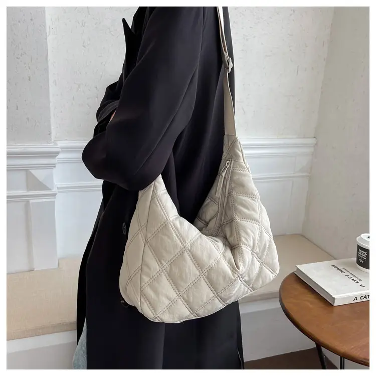 Winter Embroidered Quilted Shoulder Bag for Women — feature 76