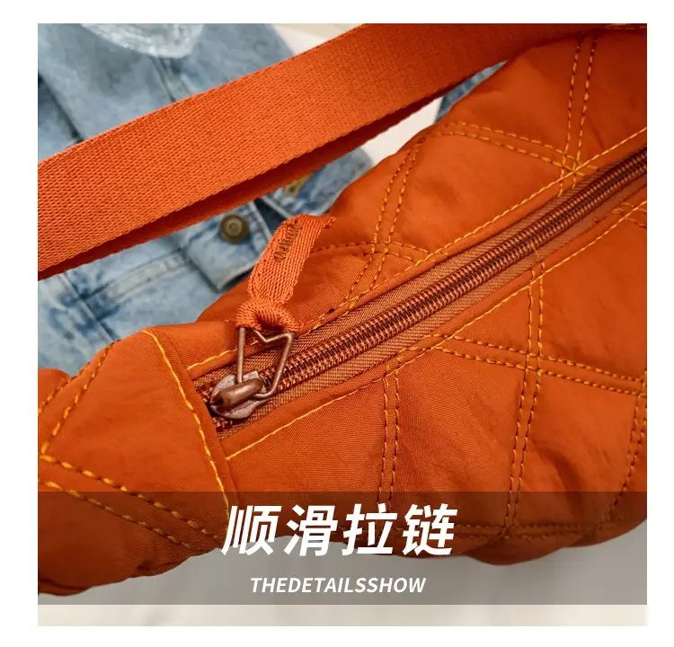 Winter Embroidered Quilted Shoulder Bag for Women — feature 8