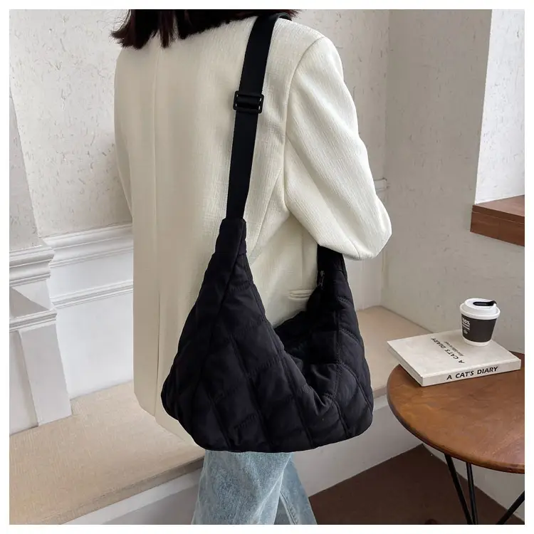 Winter Embroidered Quilted Shoulder Bag for Women — feature 81
