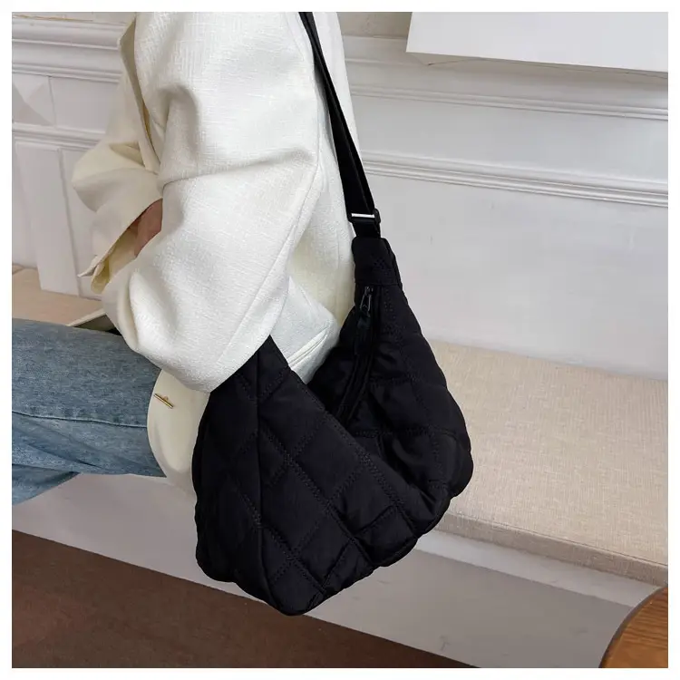 Winter Embroidered Quilted Shoulder Bag for Women — feature 83