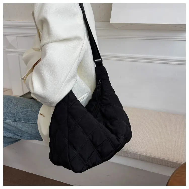 Winter Embroidered Quilted Shoulder Bag for Women — feature 85