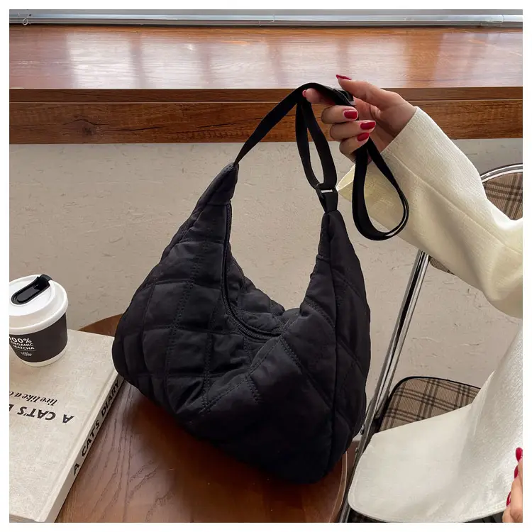 Winter Embroidered Quilted Shoulder Bag for Women — feature 88