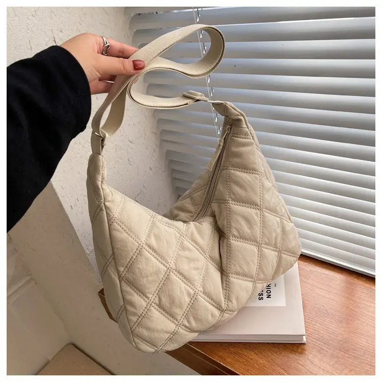 Winter Embroidered Quilted Shoulder Bag for Women — feature 91