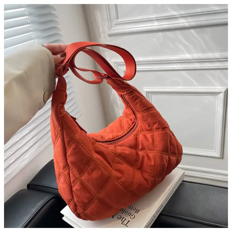Winter Embroidered Quilted Shoulder Bag for Women — feature 94
