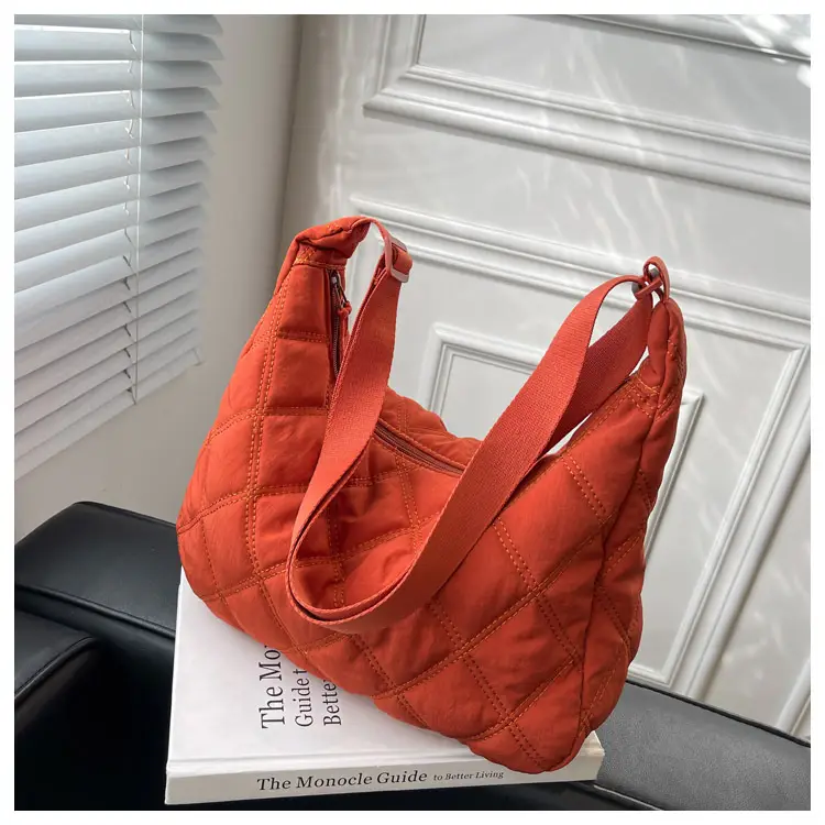 Winter Embroidered Quilted Shoulder Bag for Women — feature 95