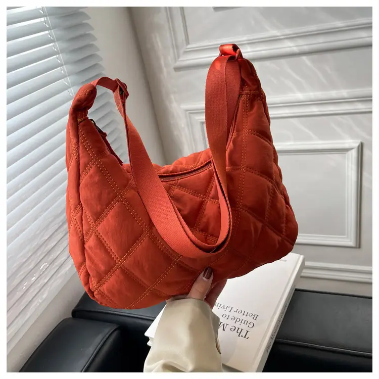 Winter Embroidered Quilted Shoulder Bag for Women — feature 96