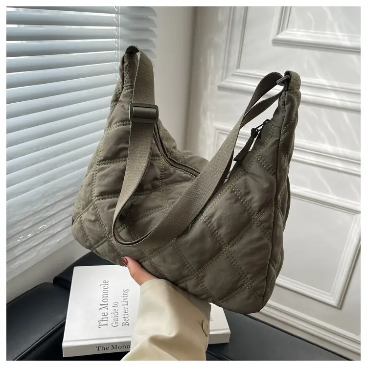 Winter Embroidered Quilted Shoulder Bag for Women — feature 97