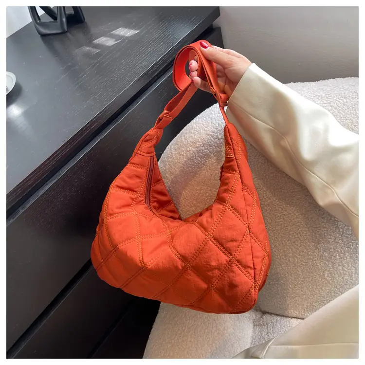 Winter Embroidered Quilted Shoulder Bag for Women — feature 98