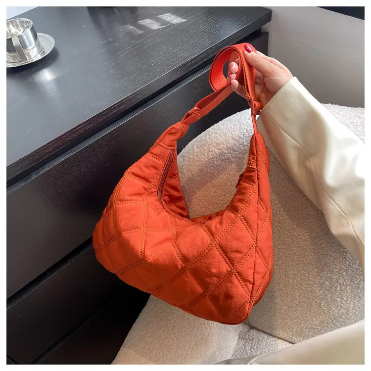 Winter Embroidered Quilted Shoulder Bag for Women — feature 99