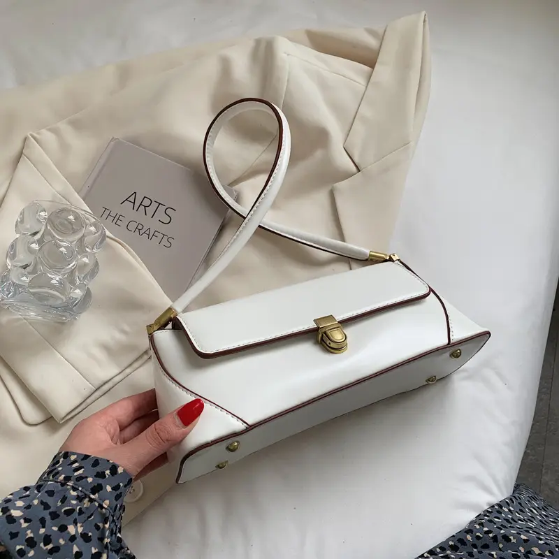 Women's Black Leather Shoulder Bag 2021 New Fashion - Image 4