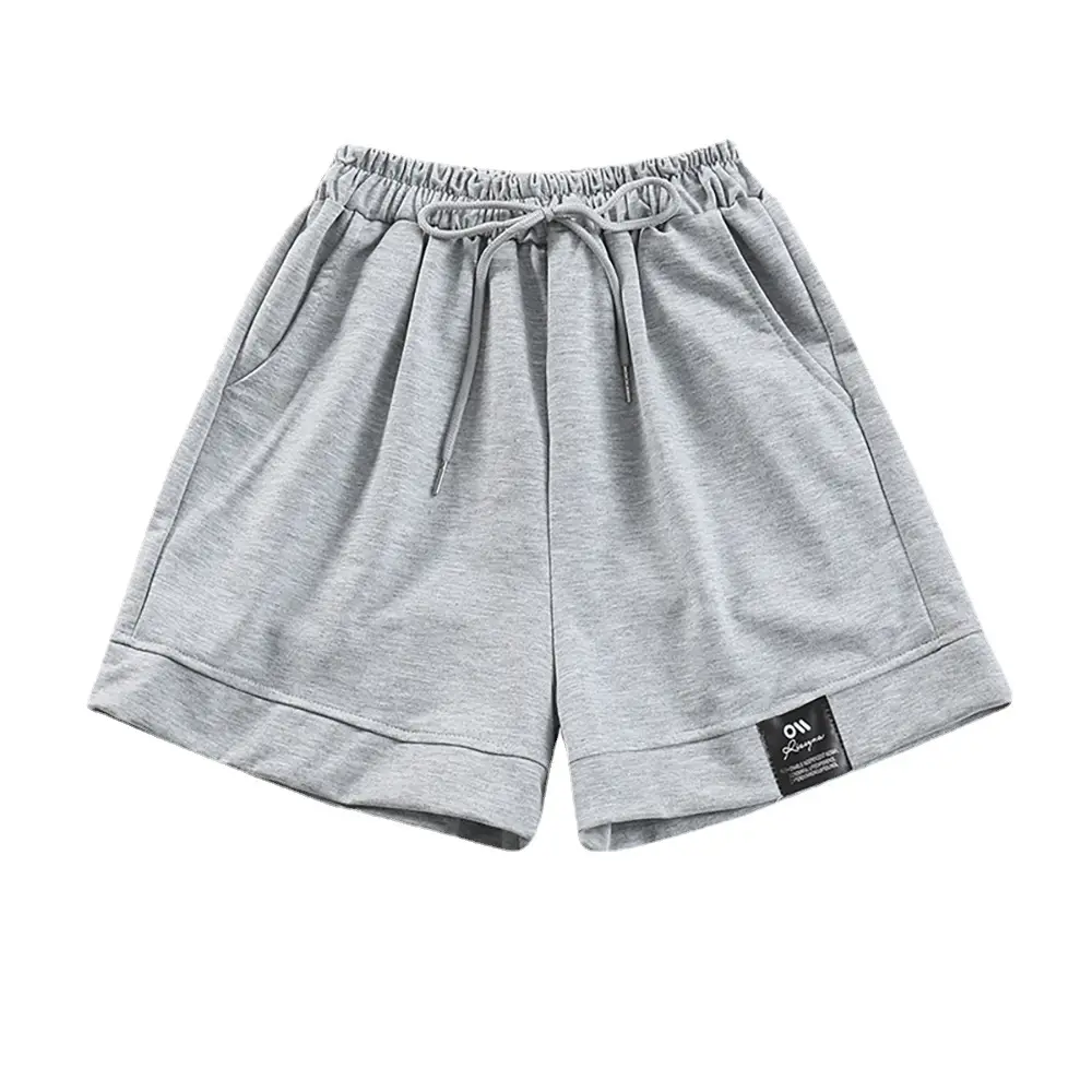Women Black Drawstring Shorts 2025 Summer Loose Fit - Image 7