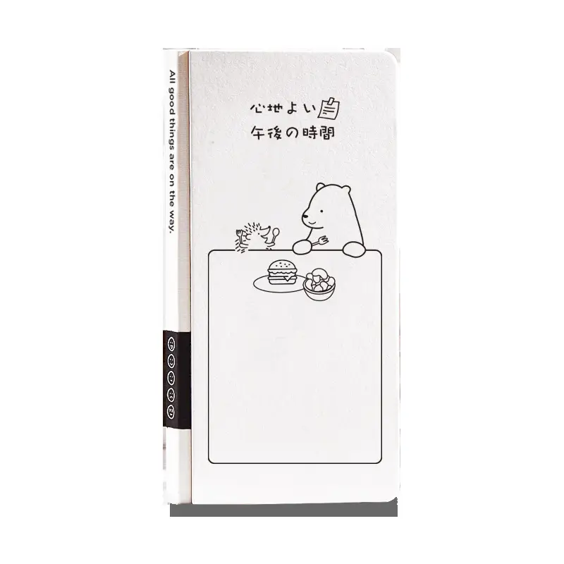 Portable Pocket Week Plan Book White A6 Square - Image 9