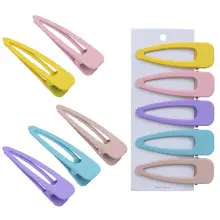 6cm Metal Hairpin BB Clip 10 Colors Frosted — feature 24