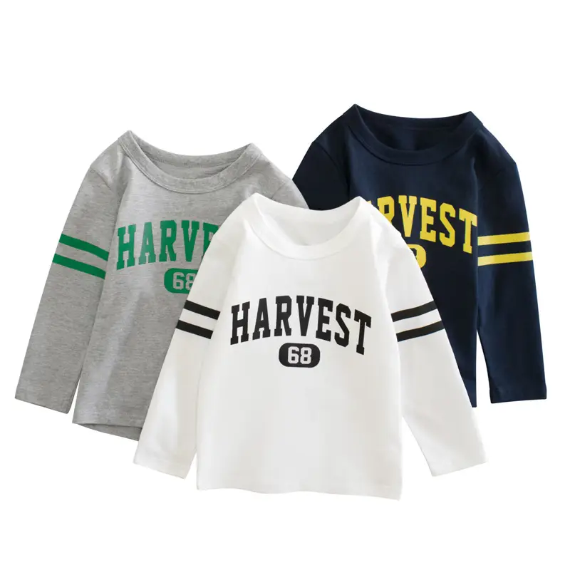 White Harvest 68 Long Sleeve Kids T-Shirt