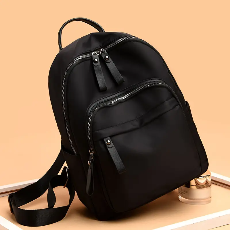 Black Oxford Cloth Women's Backpack 2025 Large Capacity - Image 4