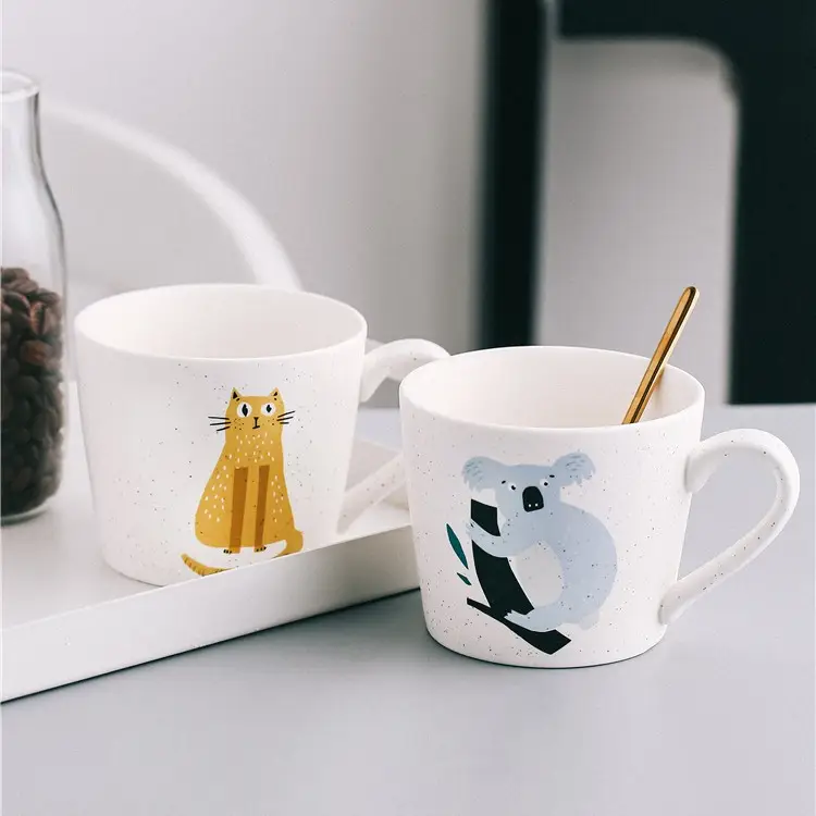 Japanese Style Ceramic Tiger Mug for Couple Breakfast - Image 14
