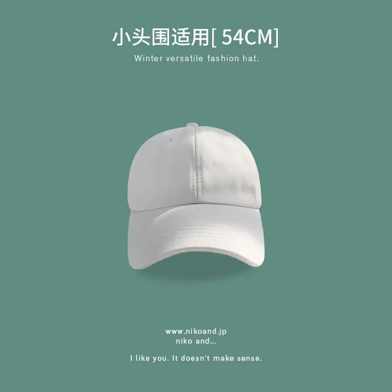 Women Small Brim Cap 54CM Blue Baseball - Image 5