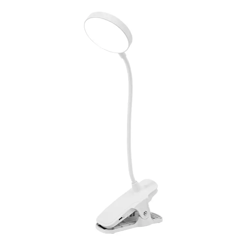 Eye Protection Desk Lamp, Special Clip Night Light for Study, Dormitory Charging Led Bedside Reading Lamp, Cross-Border Student Gift