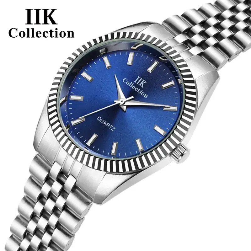 Men's Gold & Silver Quartz Watch with Spiral Crown - Image 7