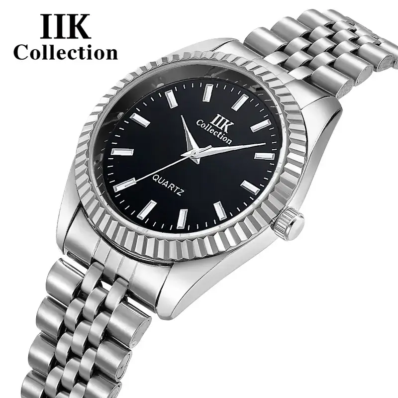 Men's Gold & Silver Quartz Watch with Spiral Crown - Image 5