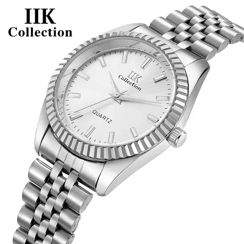 Men's Gold & Silver Quartz Watch with Spiral Crown - Image 6