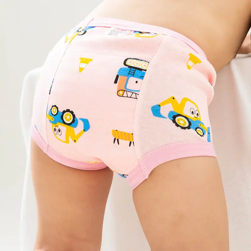 Baby Learning Pants Cotton Blue with Rocket Print - Image 18