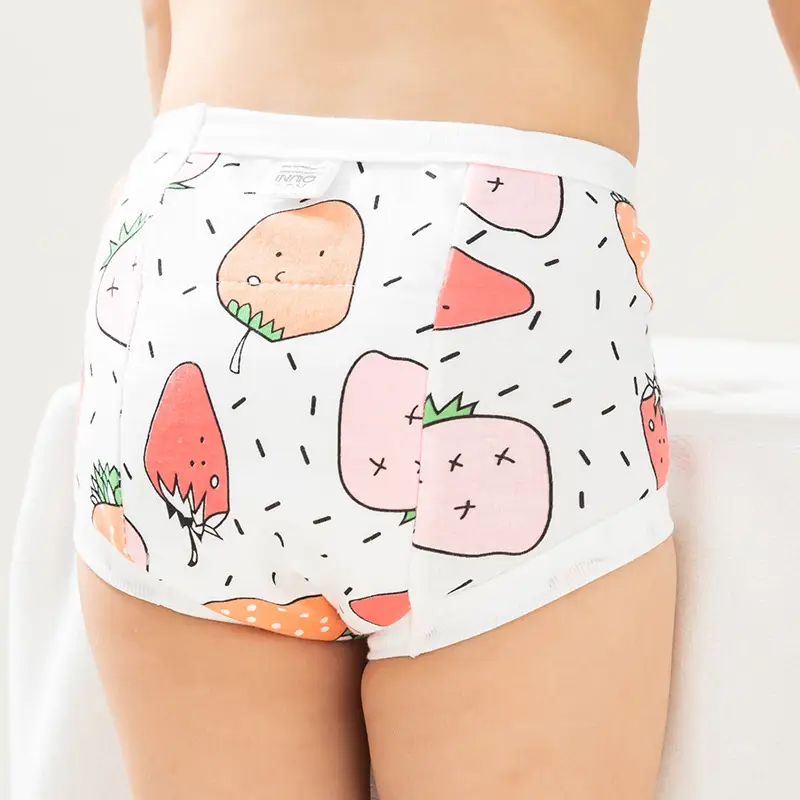 Baby Learning Pants Cotton Blue with Rocket Print - Image 19