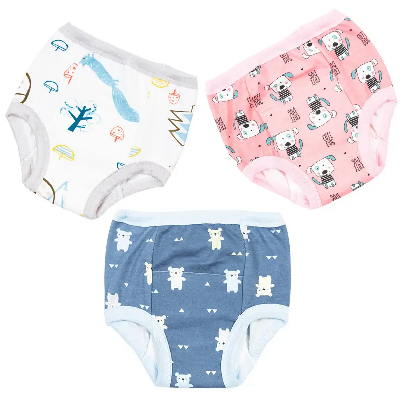 Baby Learning Pants Cotton Blue with Rocket Print - Image 20