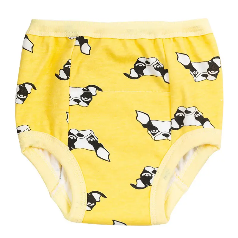 Baby Learning Pants Cotton Blue with Rocket Print - Image 7