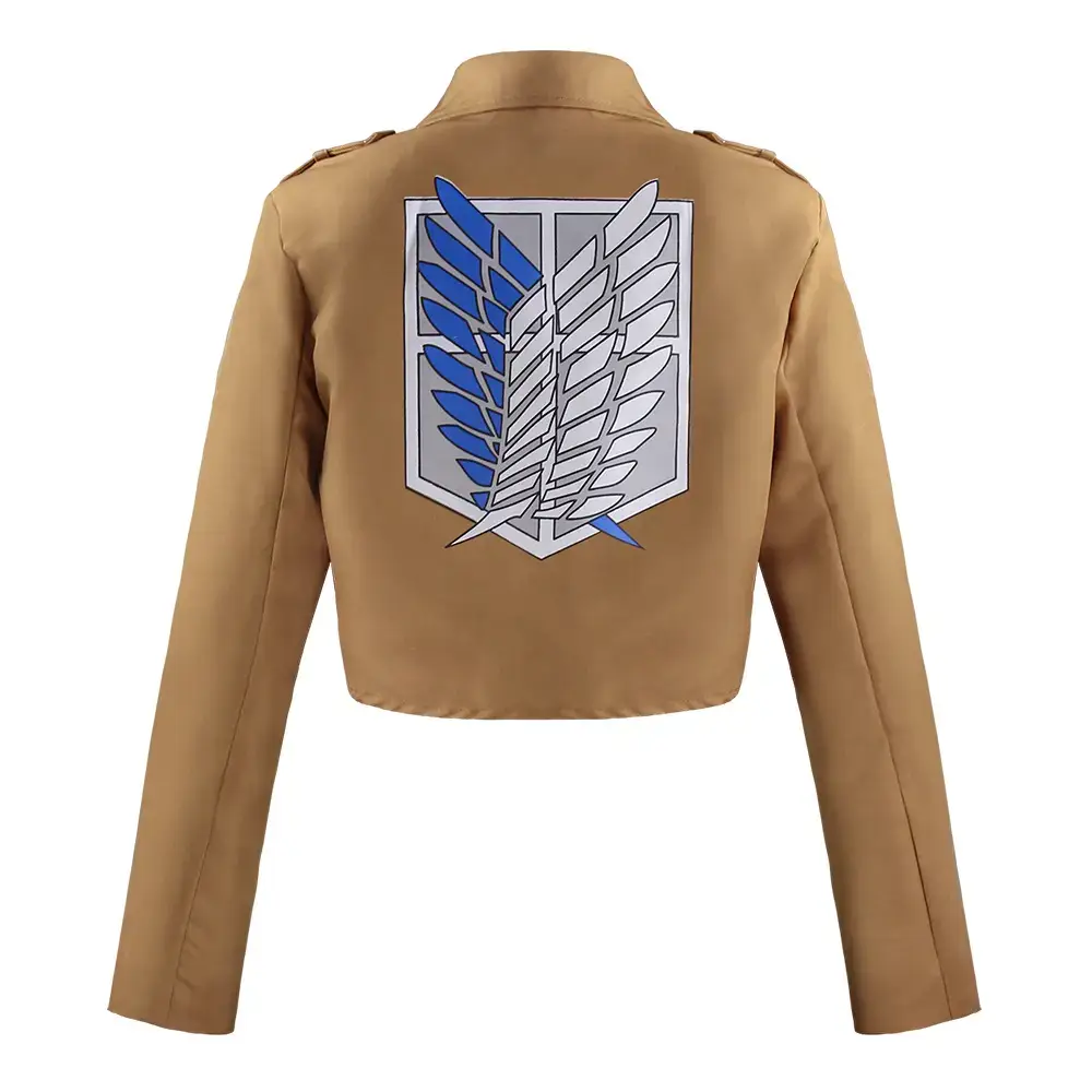 Wholesale Attack on Titan Survey Corps Jacket Brown Small