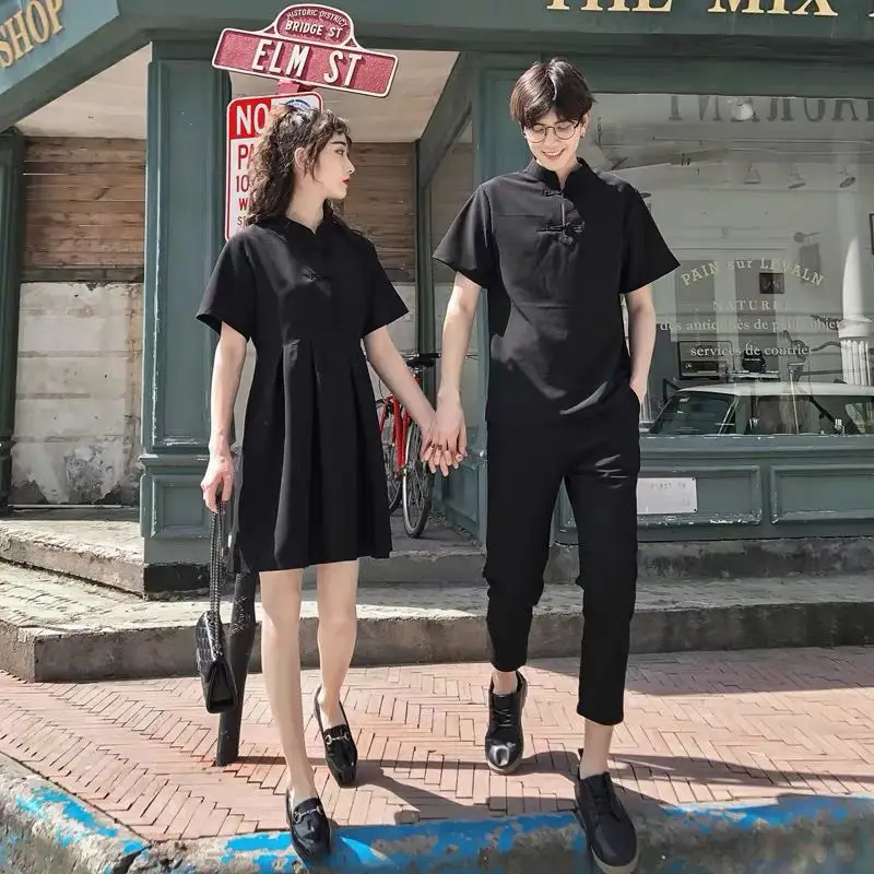 2021 Couple Hanfu T-shirt Top All-match Women Dress - Image 6