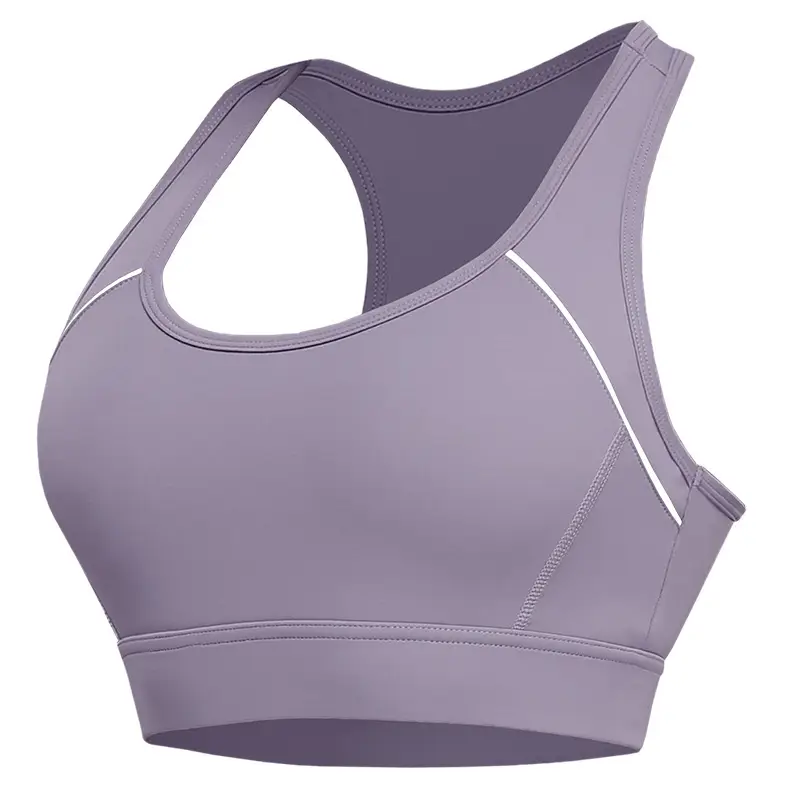 Women's Plus Size Sports Bra Medium and High Intensity Running Big Breast Shockproof Wire-Free Fitness Shock-Absorbing Vest Yoga Bra - Image 4