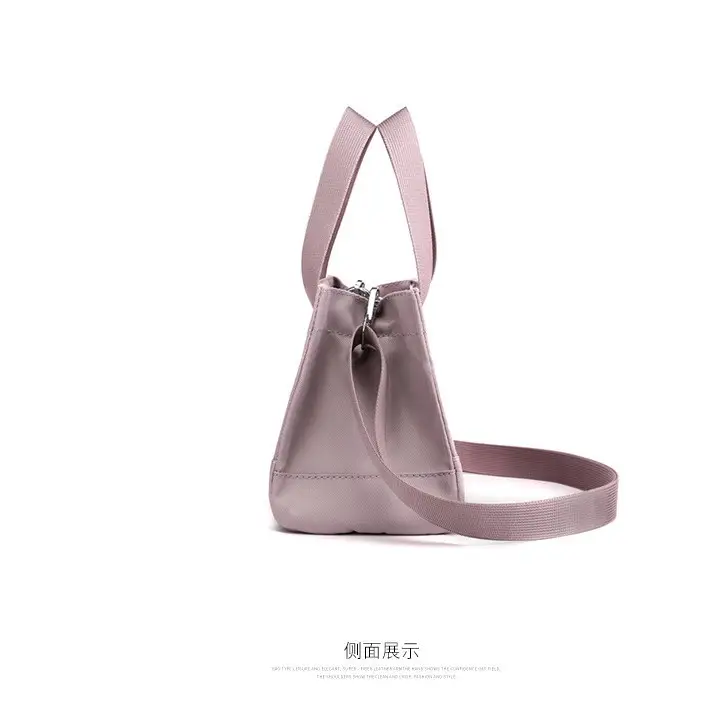 Waterproof Nylon Patchwork Women's Shoulder Bag - Image 8