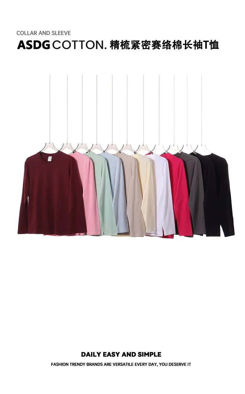 Men Grey Cotton Long Sleeve Crew Neck T-Shirt — feature 2