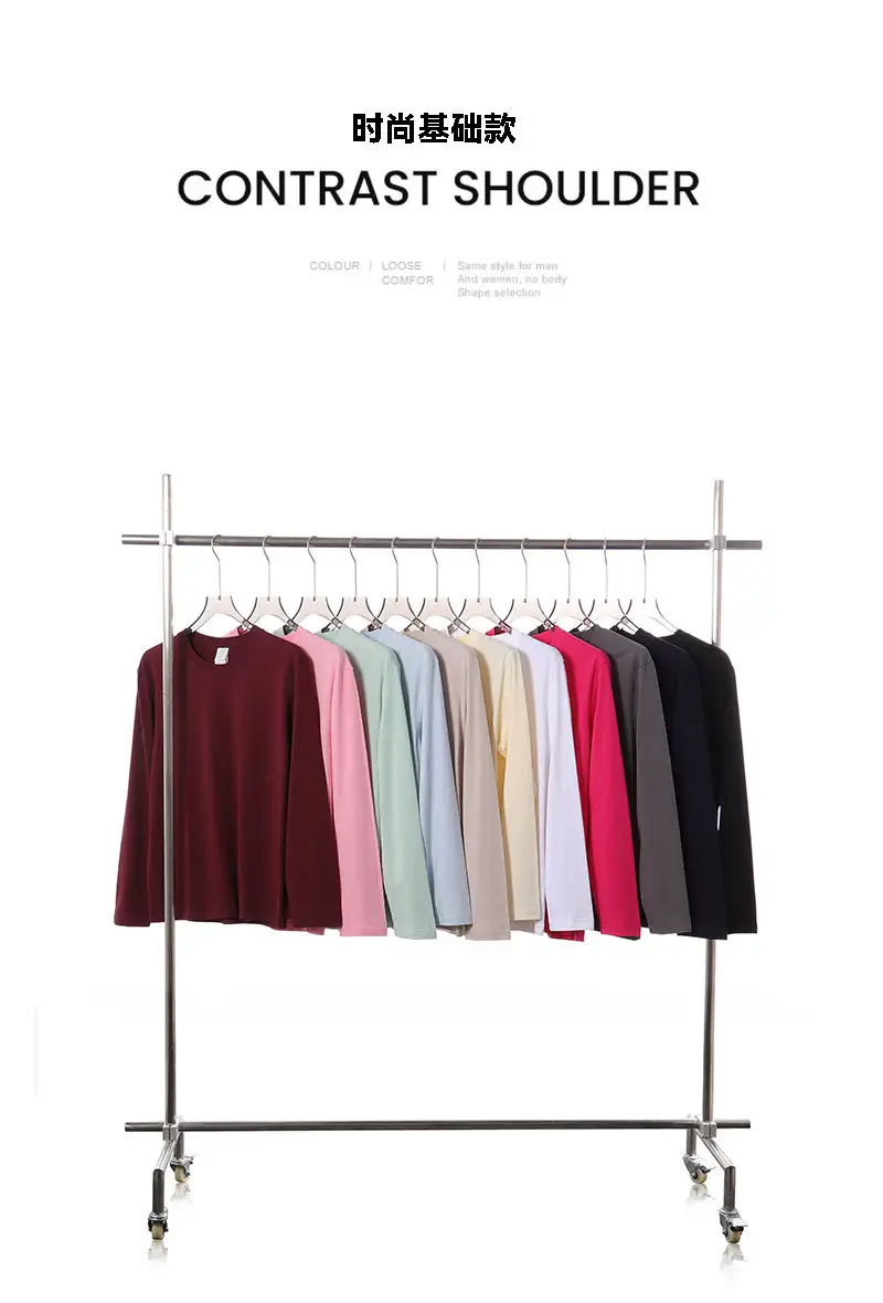 Men Grey Cotton Long Sleeve Crew Neck T-Shirt — feature 4
