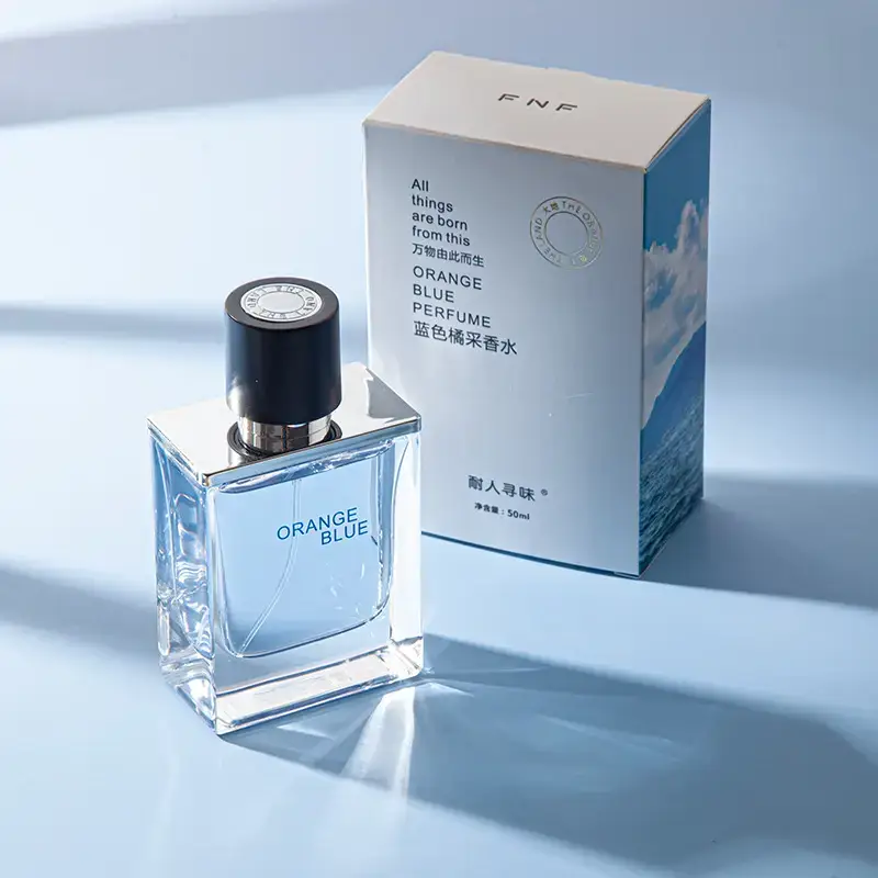 Intriguing Blue Orange Perfume Men's Fresh Marine Fragrance Wooden Fragrance Lasting Fragrance Parity Perfume - Image 2