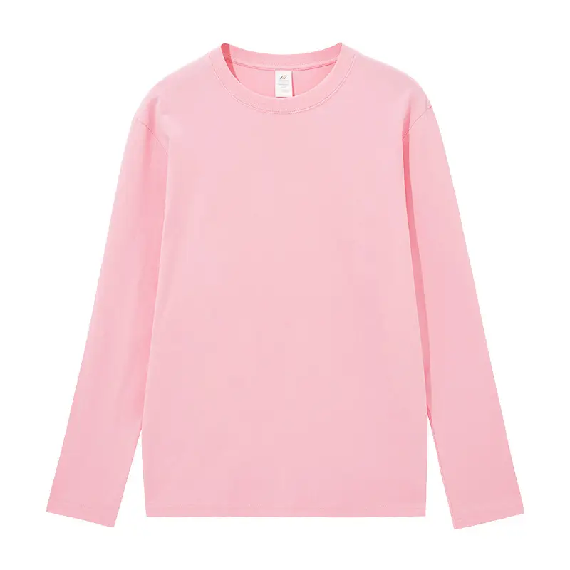 Live 230g Cotton Long Sleeve T-Shirt Men Women Loose Solid Color - Image 8
