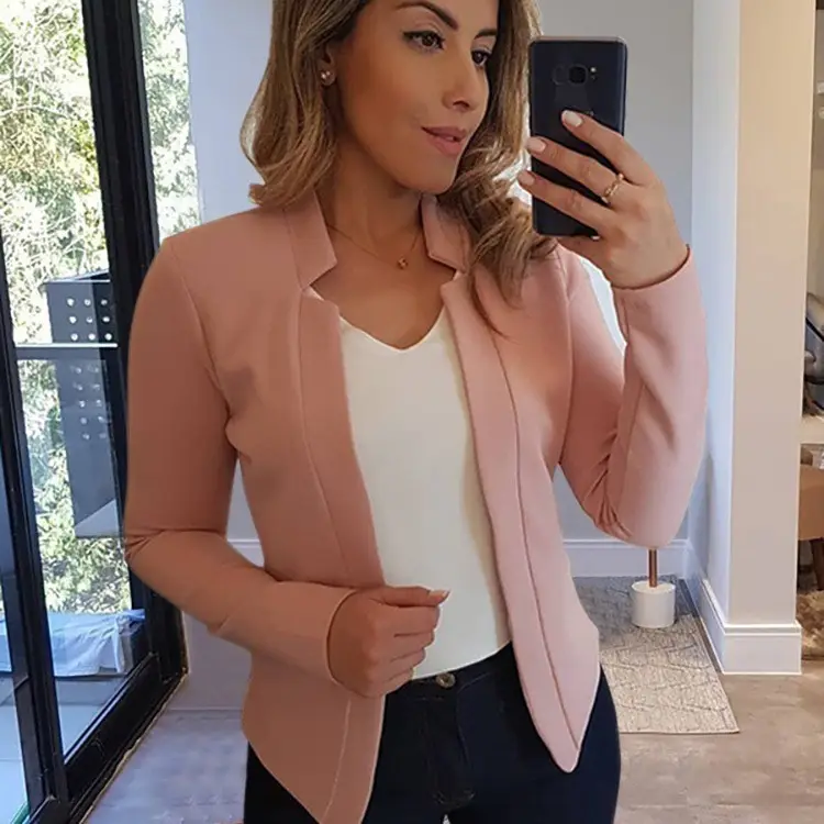 2023 Green Slim Fit Women's Suit Jacket for All Seasons - Image 13