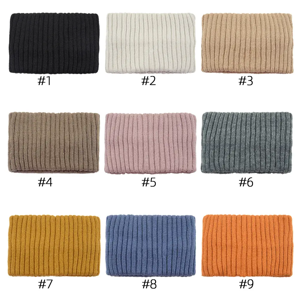 Double-layer Knitted Woolen Hair Band for Women