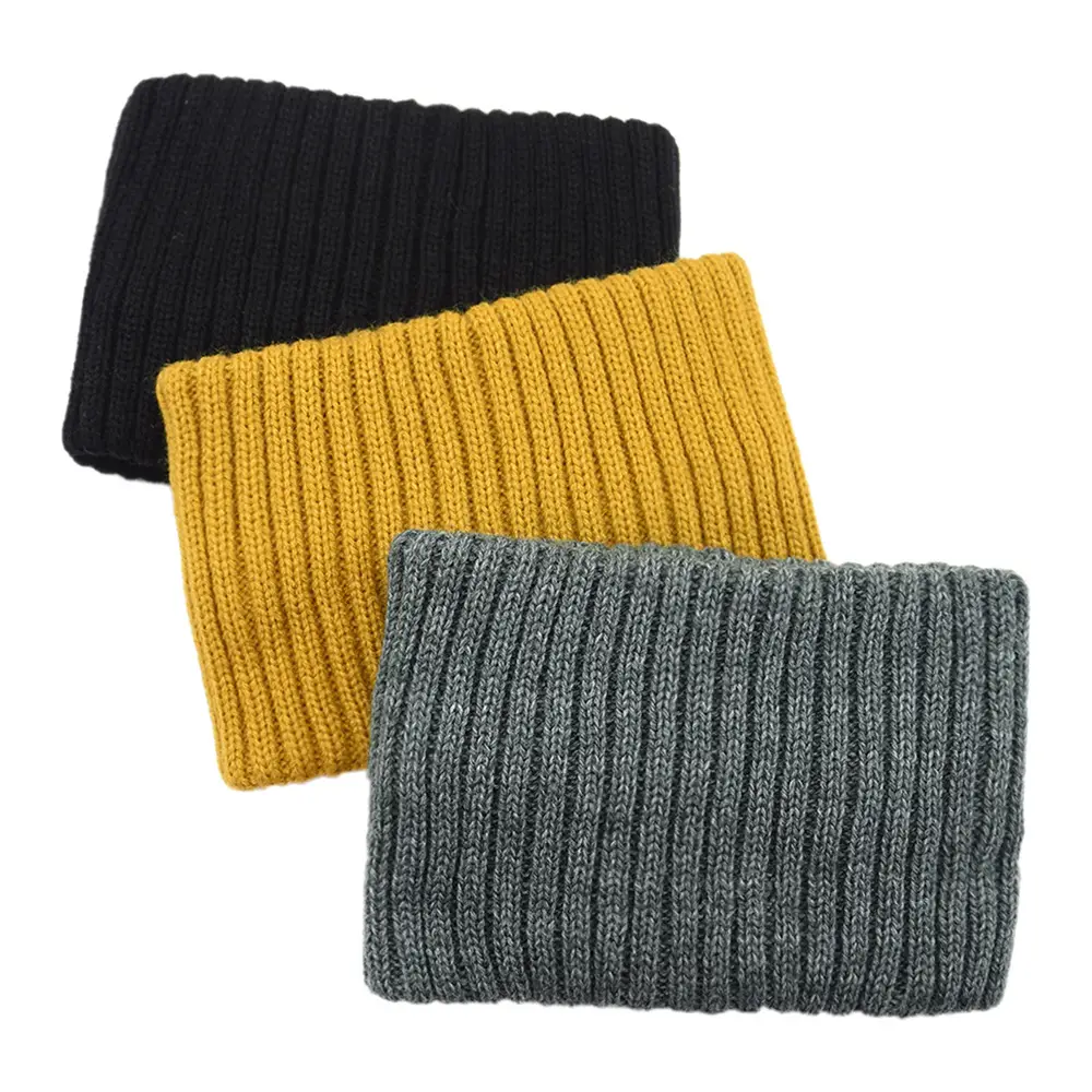 Double-layer Knitted Woolen Hair Band for Women