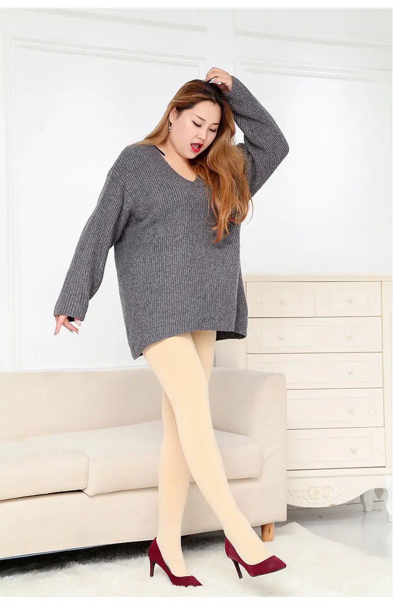Bare Leg All-In-One Pants Plus Size Women — feature 11