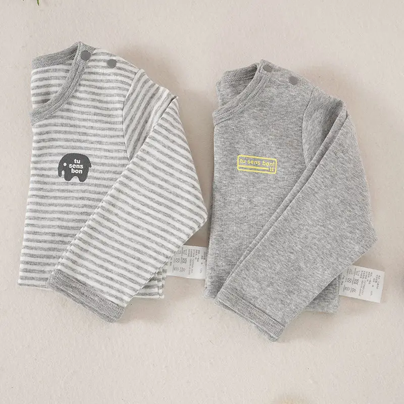 Japanese Newborn Baby Siaman Pajamas Cotton 2-Pack - Image 3