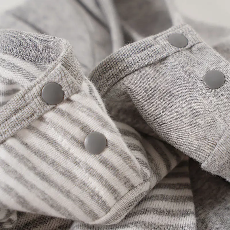 Japanese Newborn Baby Siaman Pajamas Cotton 2-Pack - Image 4