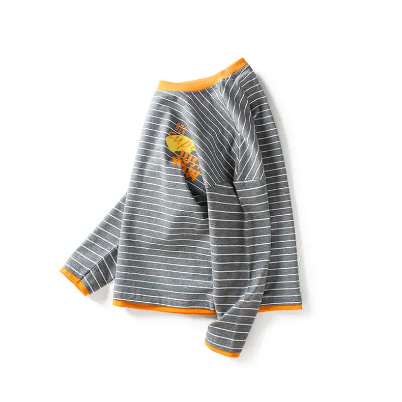 European Boys Striped Long Sleeve T-Shirt - Image 2