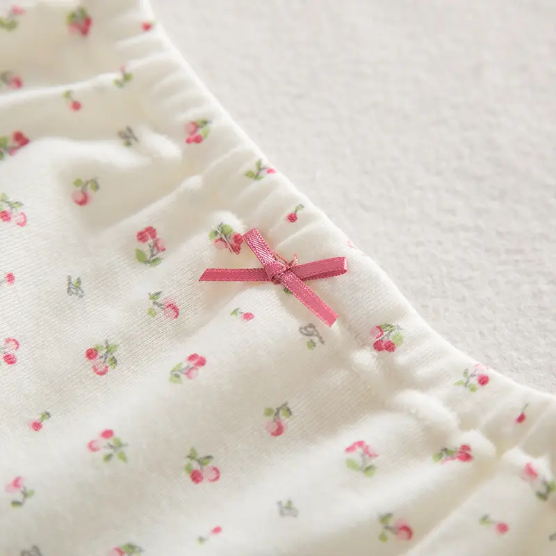 Children's Floral Cotton Boxer Shorts Medium to Large - Image 3