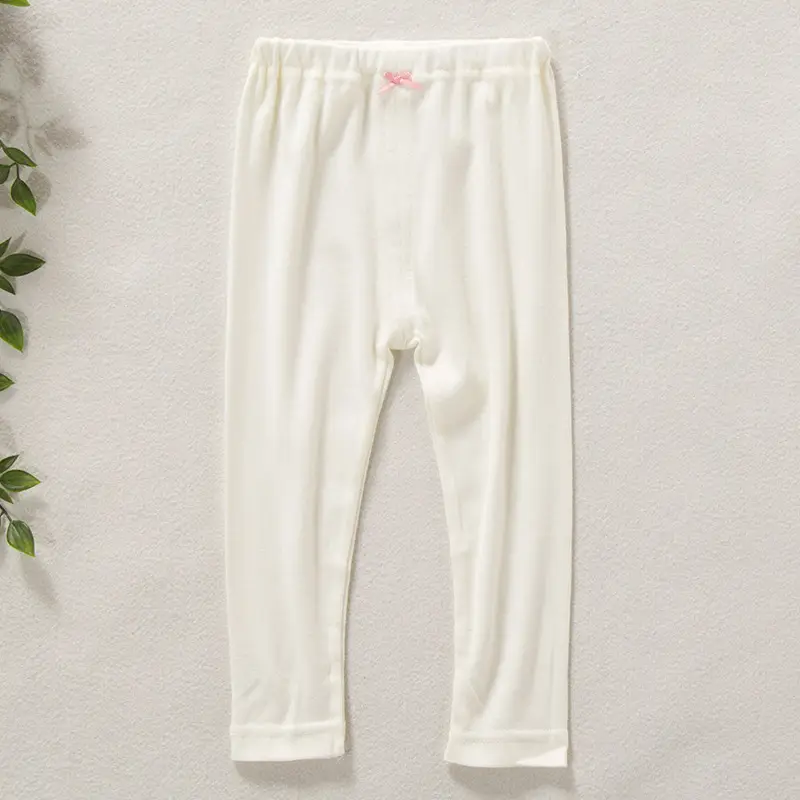 Japanese Children's Pink Leggings 2 Pack Autumn Pants - Image 3